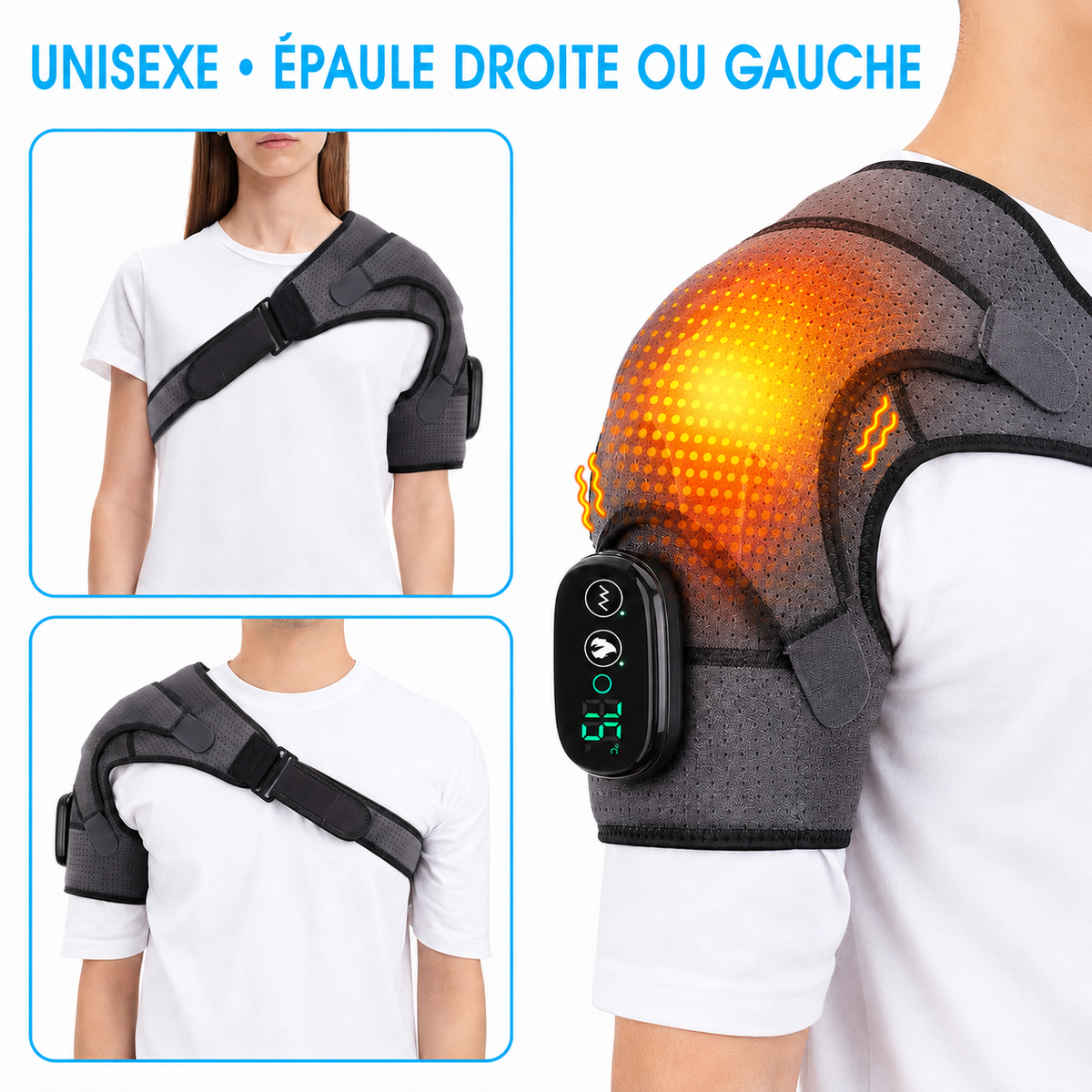 Kelvora ÉpauleFlex™ – Système 3-en-1 pour l’épaule