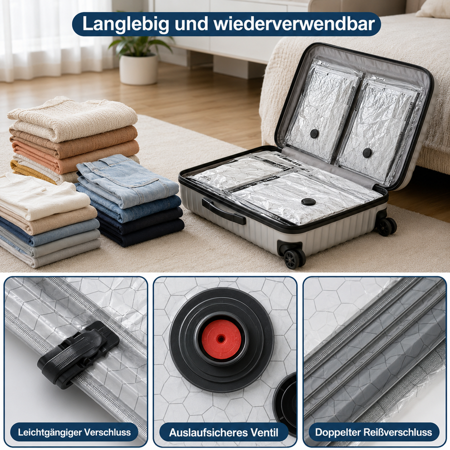 Kelvora SmartPack Kompressionsbeutel Detailansicht